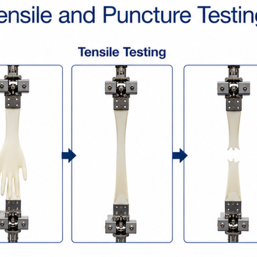 Surgical Rubber Glove Tensile and Puncture Testing